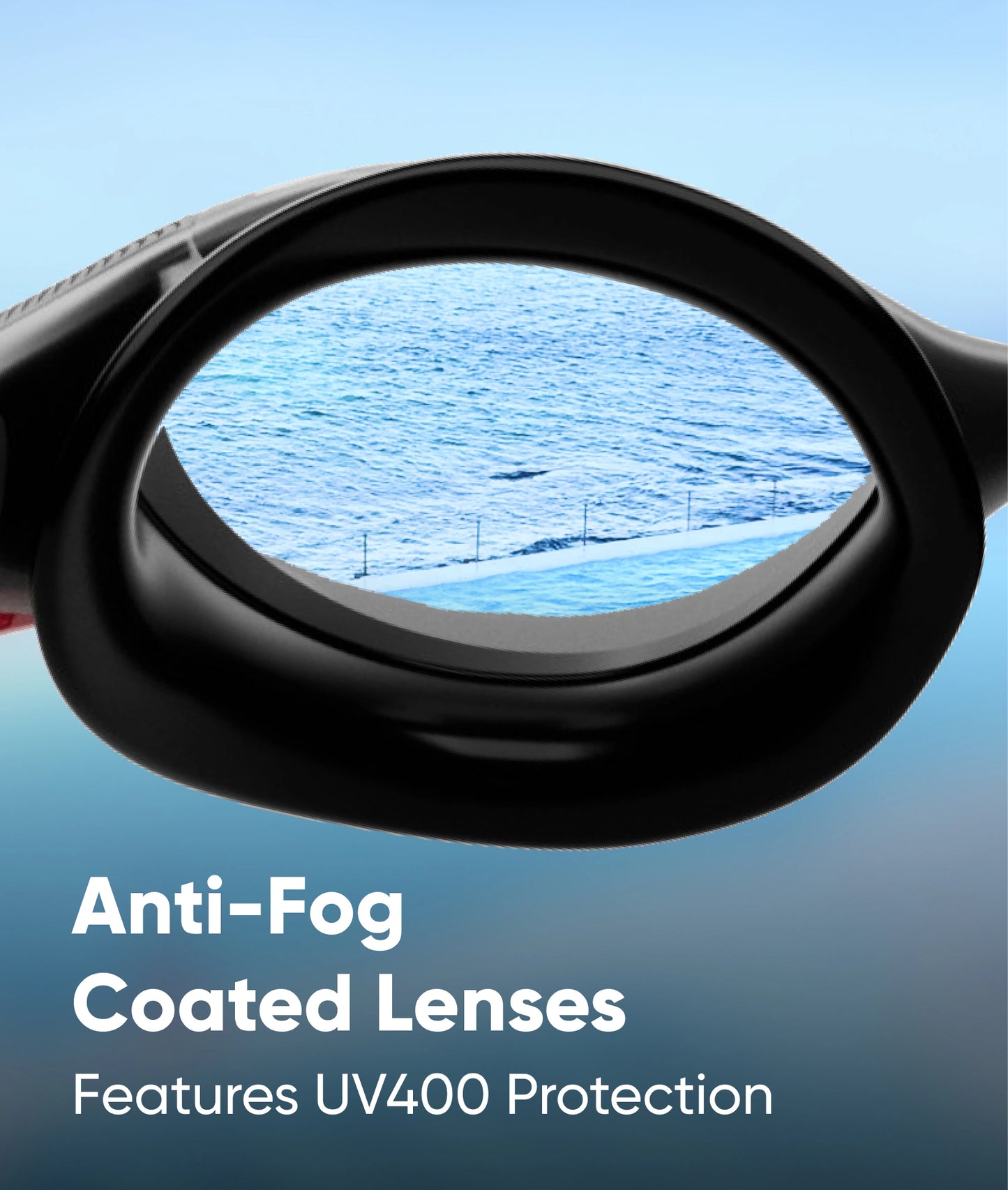 Unisex Adult Biofuse 2.0 Tint-Lens Swim Goggles - Tint & Red