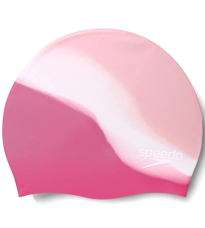 Unisex Kids Multi Colour Silicon Chlorine Resistant Swim Cap For Boys and Girls - Pink