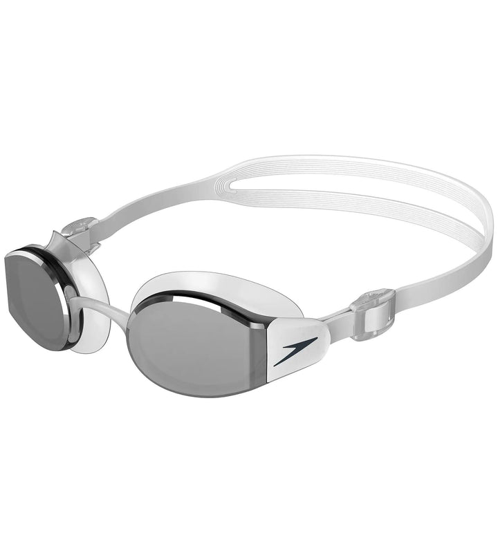 Unisex Adult Mariner Pro Mirror Lens Swim Goggles - White & Grey