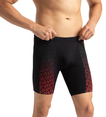 Men's Endurance+ Eco End+ Mid Jammer - Black & Fed Red