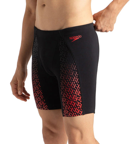 Men's Endurance+ Eco End+ Mid Jammer - Black & Fed Red