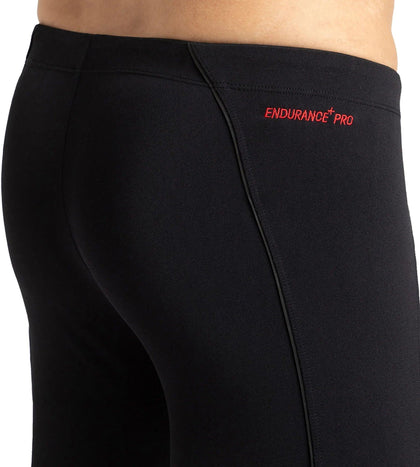 Men's Endurance+ Eco End+ Mid Jammer - Black & Fed Red