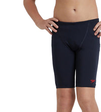 Boy's Endurance+ Essential V-Cut Jammer - True Navy & High Risk Red