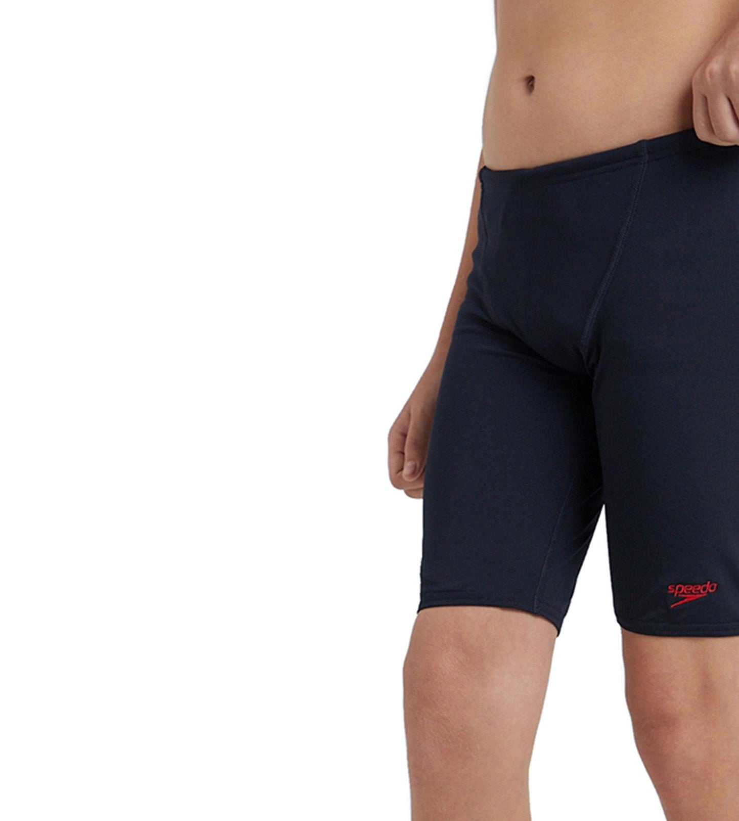 Boy's Endurance+ Essential V-Cut Jammer - True Navy & High Risk Red