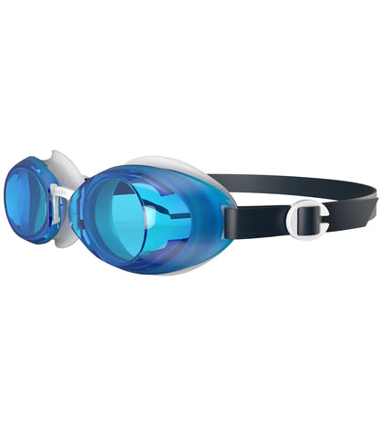 Unisex Adult Jet 2.0 Blue Tint Lens Swim Goggles - Blue & White