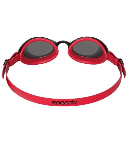 Unisex Adult Jet 2.0 smoke Tint Lens Swim Goggles - Red & Smoke