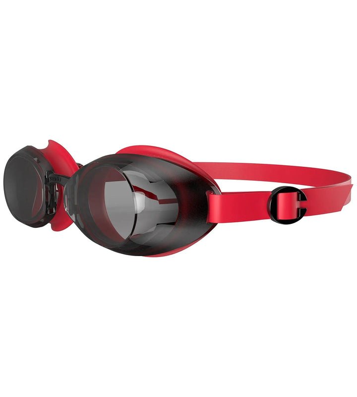 Unisex Adult Jet 2.0 smoke Tint Lens Swim Goggles - Red & Smoke