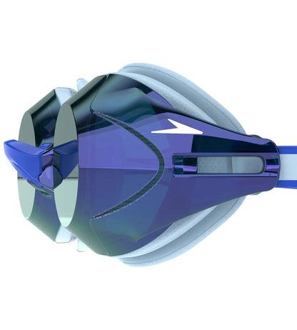 Unisex Adult Vanquisher 3.0 Mirror Blue Lens Swim Goggles - Blue