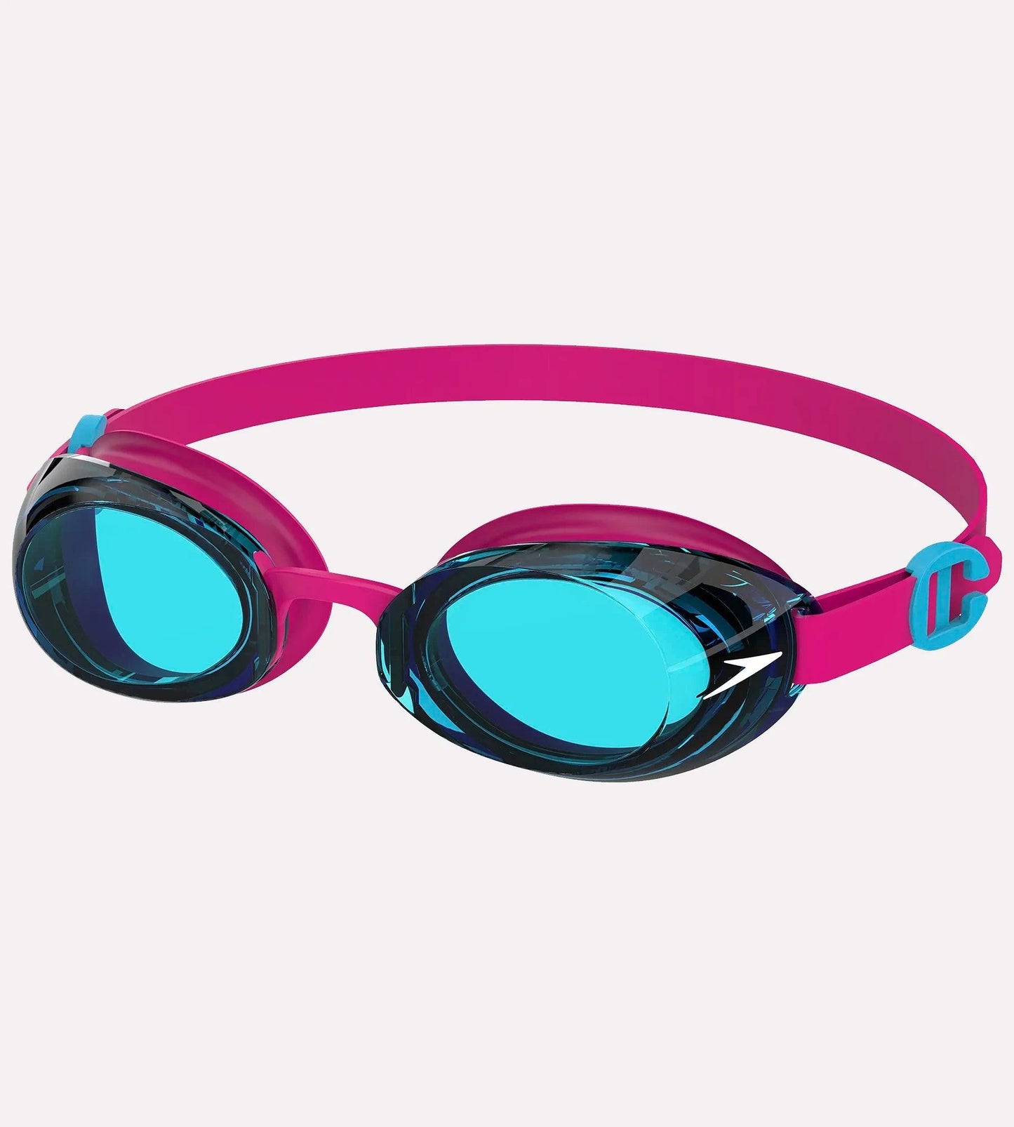 Unisex Junior Jet 2.0 Anti Fog coated lens Swim Goggles - Pink & Blue