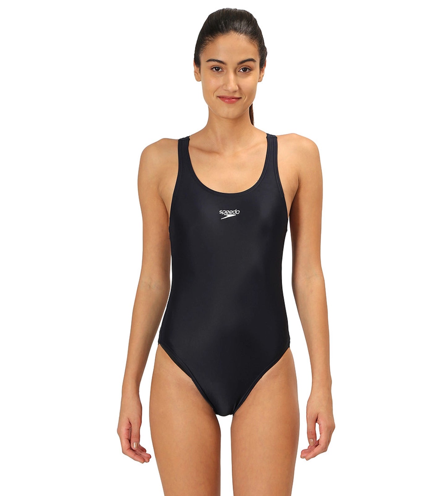 Women's Endurance 10 Lycra Racerback One Piece Swimwear - Black