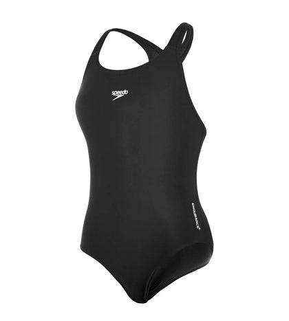 Girls Endurance+ Medalist V-Cut Swimsuit - Black