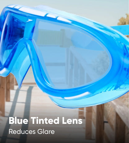 Unisex Junior Rift Clear-Lens Goggles - Lava Red & Beautiful Blue