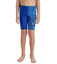 Boy's Endura Brite Digital Print Jammer - True Cobalt & White