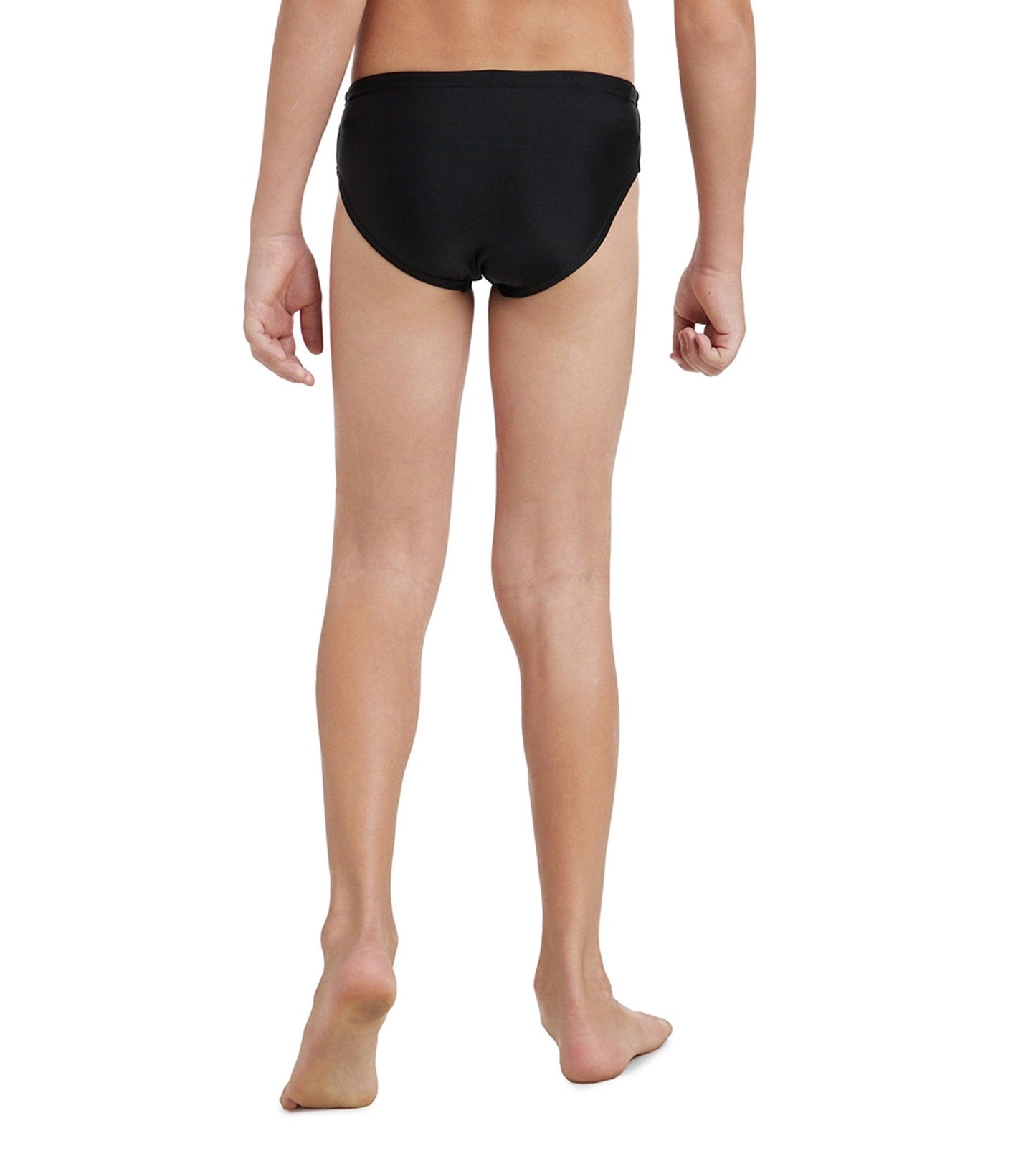 Boy's Endurance 10 Endurance Lycra Brief - Black & Lemon Drizzle