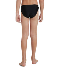 Boy's Endurance10 Lycra Brief - Black & Hyper Yellow