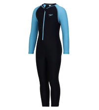 Boy's Endurance All in one suit   - Truenavy  &  Picton Blue_2