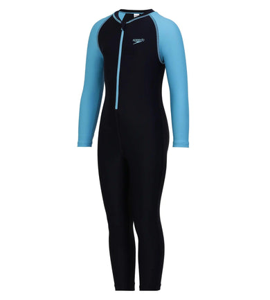 Boy's Endurance All in one suit   - Truenavy  &  Picton Blue_2