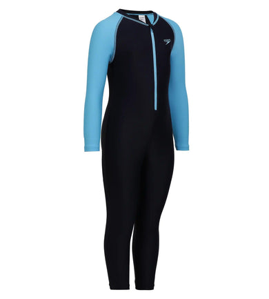 Boy's Endurance All in one suit   - Truenavy  &  Picton Blue_3