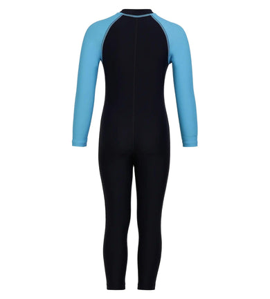 Boy's Endurance All in one suit   - Truenavy  &  Picton Blue_4