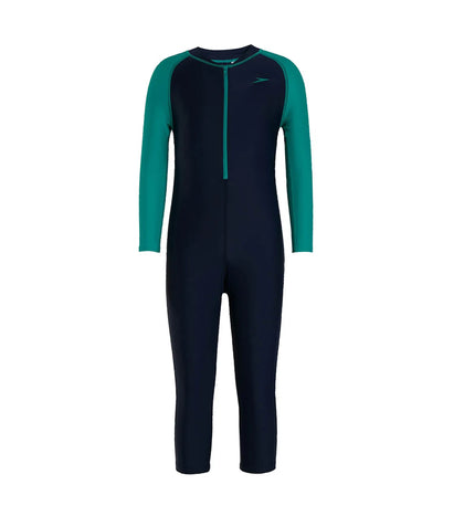 Tots Unisex Endurance 10 All In One Suit For Boys & Girls - Navy & Jade