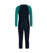 Tots Unisex Endurance 10 All In One Suit For Boys & Girls - Navy & Jade