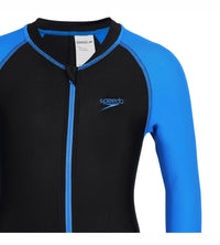 Tots Unisex Endurance All in one suit - Black & Bondi Blue_4