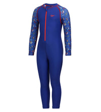 Tot's Endurance Printed All In One Suit - True Cobalt  &  Picton Blue_2