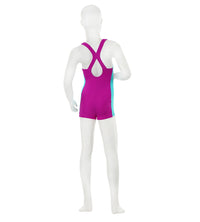 Girls Endurance 10 Cayla Leg Suit - Diva & Bali Blue