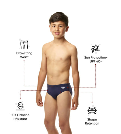 Boy's Endurance 10 Lycra Brief - Navy