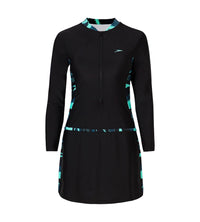 Women's Endurance10 Two Piece Closedback Full Body Suit - Black, Dark Teal & Arctic Glass