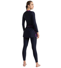 Women's Endurance10 Two Piece Closedback Full Body Suit - True Navy, Hapuna Blue & Diva