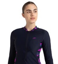 Women's Endurance10 Two Piece Closedback Full Body Suit - True Navy, Hapuna Blue & Diva