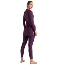 Women's Enduraflex Two Piece Closedback Full Body Suit - Plum Dandy, Coral Sands & Neon Violet