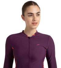 Women's Enduraflex Two Piece Closedback Full Body Suit - Plum Dandy, Coral Sands & Neon Violet