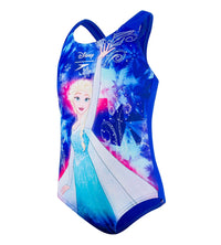 Tot's Endurance 10 Disney Frozen Print One Piece Swimwear - Blue_7