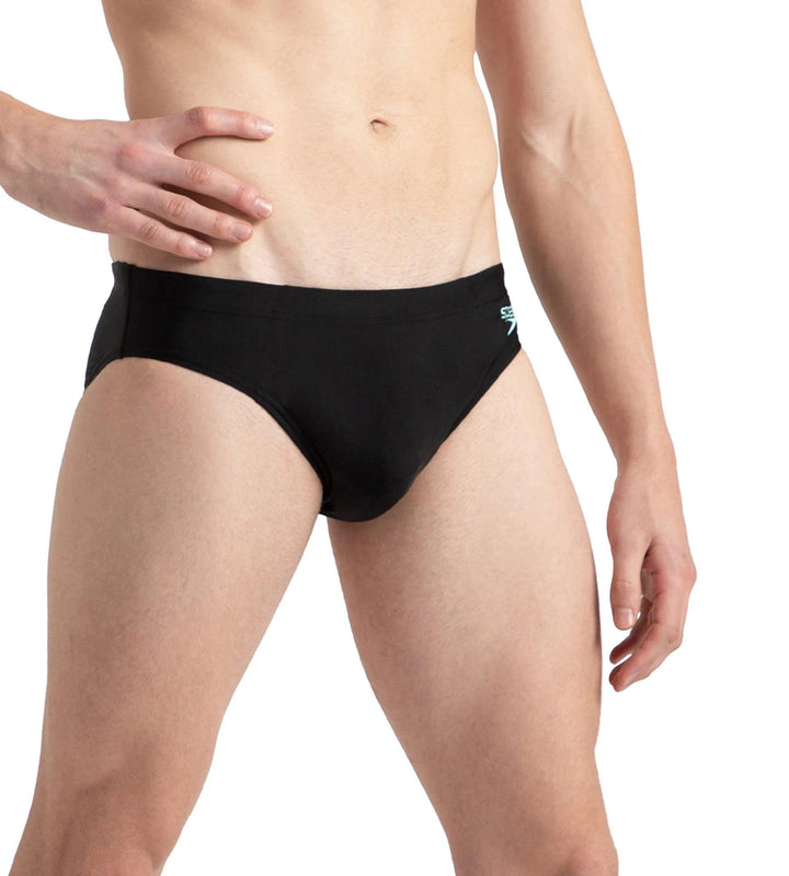 Men's Endurance10 Essential Lycra Brief - Black & Arctic Glass