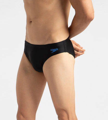 Men's Endurance 10 Lycra Brief - Black & Bondi Blue