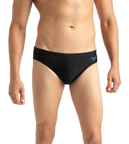 Men's Endurance 10 Lycra Brief - Black & Bondi Blue