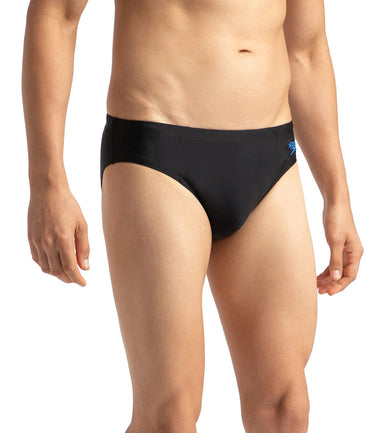 Men's Endurance 10 Lycra Brief - Black & Bondi Blue