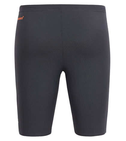 Men's Endurance+ Monogram Printed Jammer - Oxid Grey & Fluo Orange