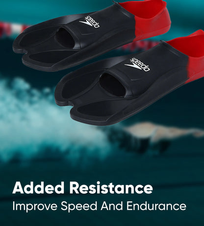 Unisex Adult Endurance Biofuse Traing Fin Training Aid - Red & Black