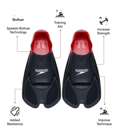 Unisex Adult Endurance Biofuse Traing Fin Training Aid - Red & Black