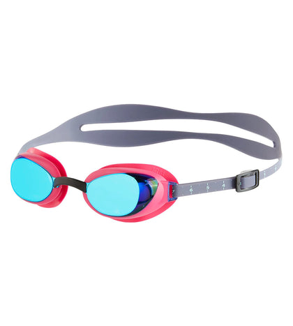 Unisex Adult Aquapure Mirror Swim Goggle - Pink & Blue