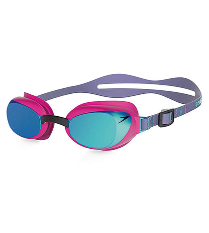 Unisex Adult Aquapure Mirror Swim Goggle - Pink & Blue