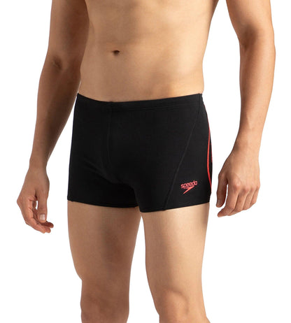 Men's Endurance+ Essential Splice Aquashort - Black & Phoenix Red