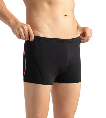 Men's Endurance+ Essential Splice Aquashort - Black & Phoenix Red