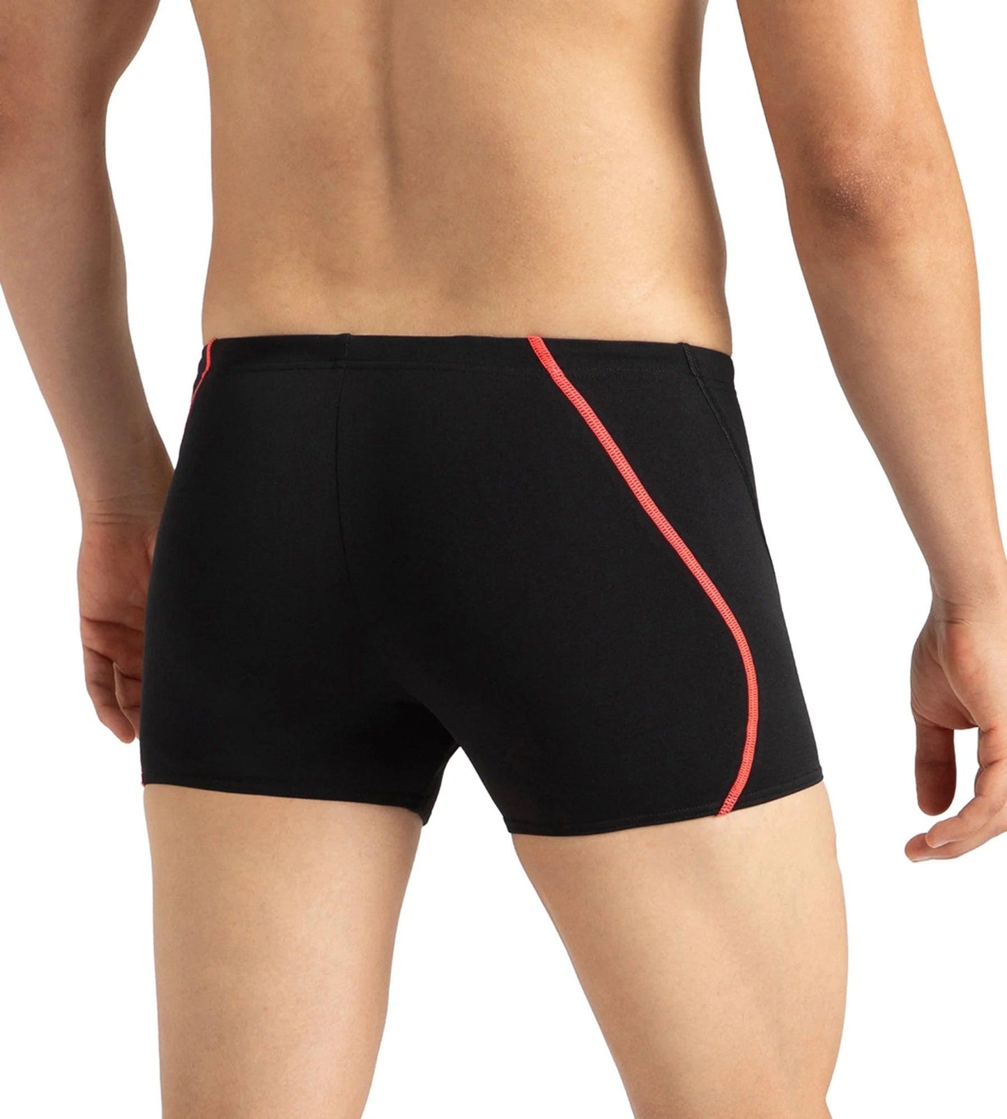 Men's Endurance+ Essential Splice Aquashort - Black & Phoenix Red