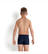 Boy's Endurance Speedotech Logo Panel Aquashort - Speedo Navy & Deep Peri_4