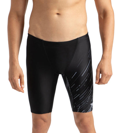 Men's Endurance 10 Hyperboom V Cut Jammer - Black & Usa Charcoal