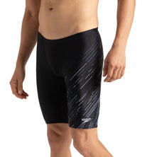 Men's Endurance 10 Hyperboom V Cut Jammer - Black & Usa Charcoal